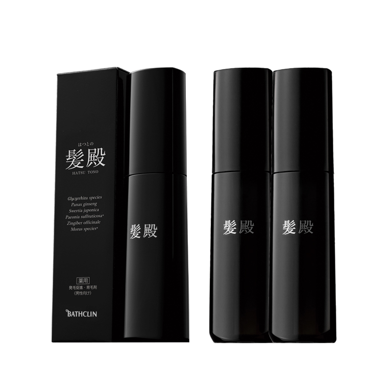 薬用 発毛促進・育毛剤 『髪殿(はつとの)』 120mL3本セット 