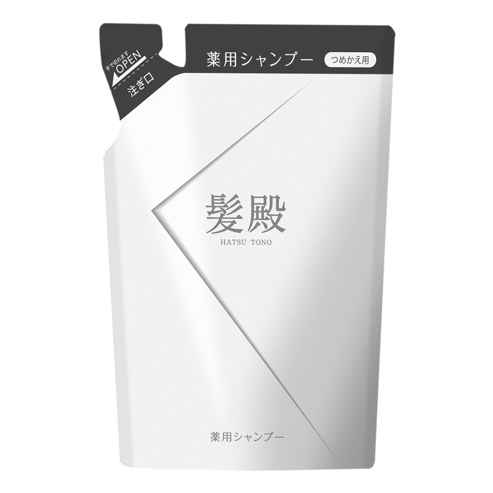 髪殿(はつとの)」 薬用シャンプー つめかえ300mL | バスクリン公式通販 ...