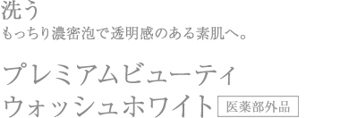 美漢精プレミアムビューティウォッシュホワイト